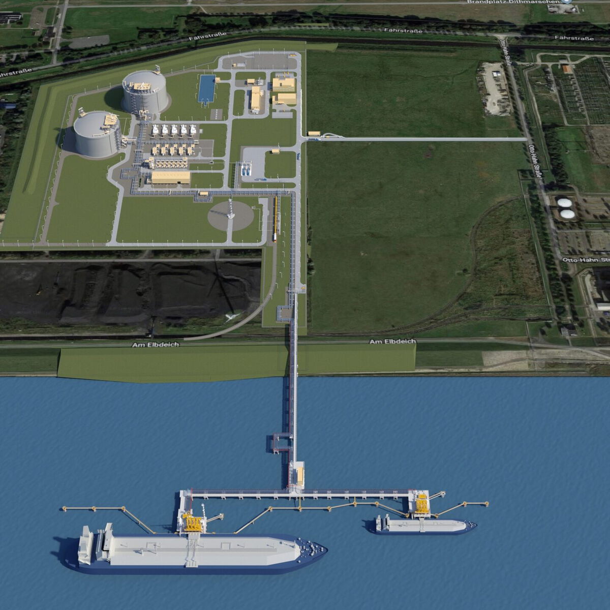 Genehmigungsmanagement für das German LNG Terminal Brunsbüttel